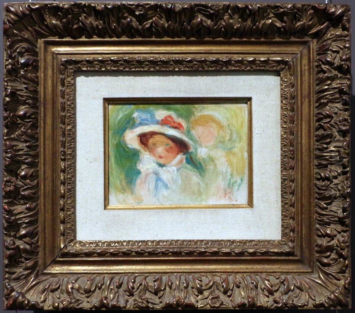 Tetes de fillettes Oil Painting by Pierre Auguste Renoir