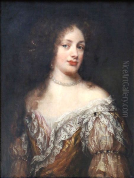 Vrouvenportret Oil Painting by Pierre Mignard I