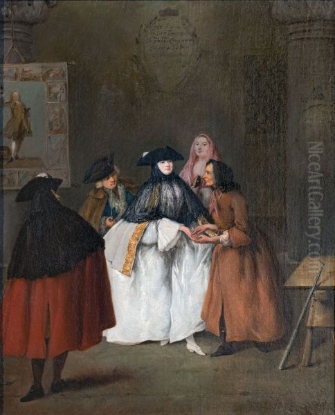 Devineresse Oil Painting by Pietro Longhi
