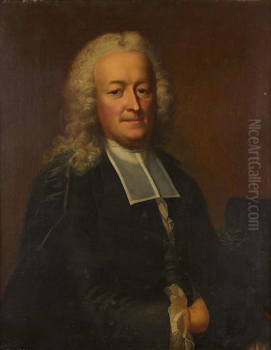 Bildnis Johann Rudolf Kirchberger (1700-1789), Landvogt zu Fraubrunnen, Geleitsherr, Venner. Oil Painting by Jakob Emanuel Handmann Bildnis Johann Rudolf Kirchberger (1700-1789), Landvogt zu Fraubrunnen, Geleitsherr, Venner. Oil Painting by Jakob Emanuel Handmann