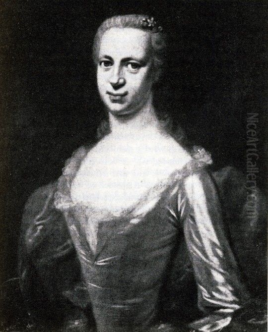 Portrait of Margareta Klopstock (1728-1758) Oil Painting by Domenicus van der Smissen