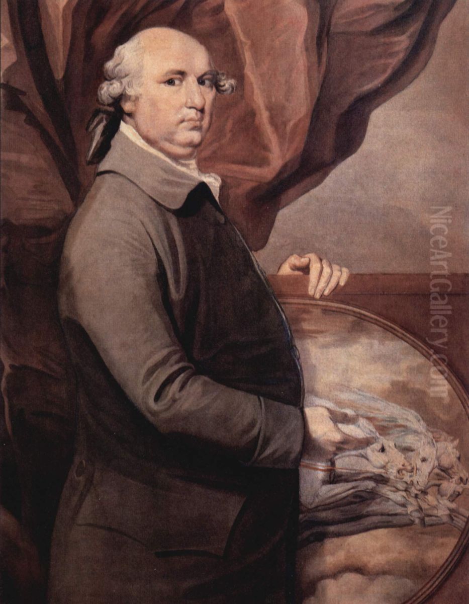 Self-portrait Oil Painting by George Stubbs