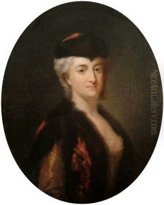 Portrait of Konstancja Czartoryska in Polish costume.