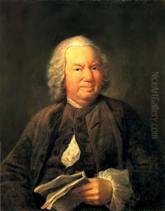Portrait of K.A. Khripunov Oil Painting by Ivan Argunov