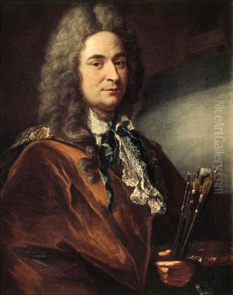 Self-portrait Oil Painting by Alexis-Simon Belle