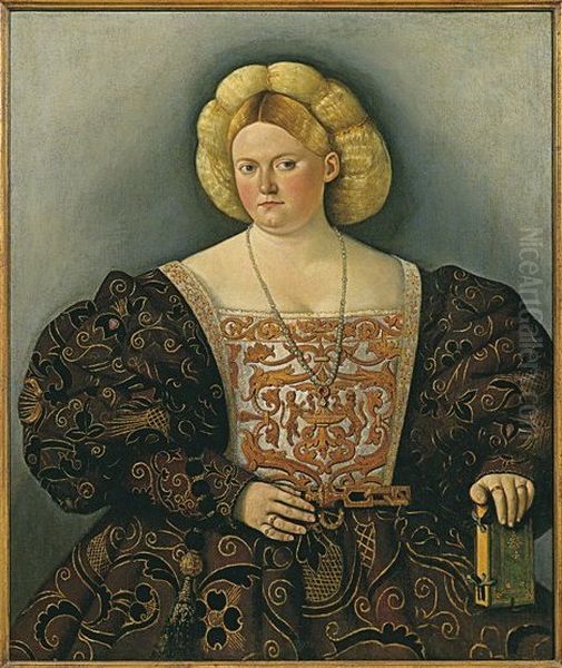 Lady Holding a Book Oil Painting by Bernardino Licinio