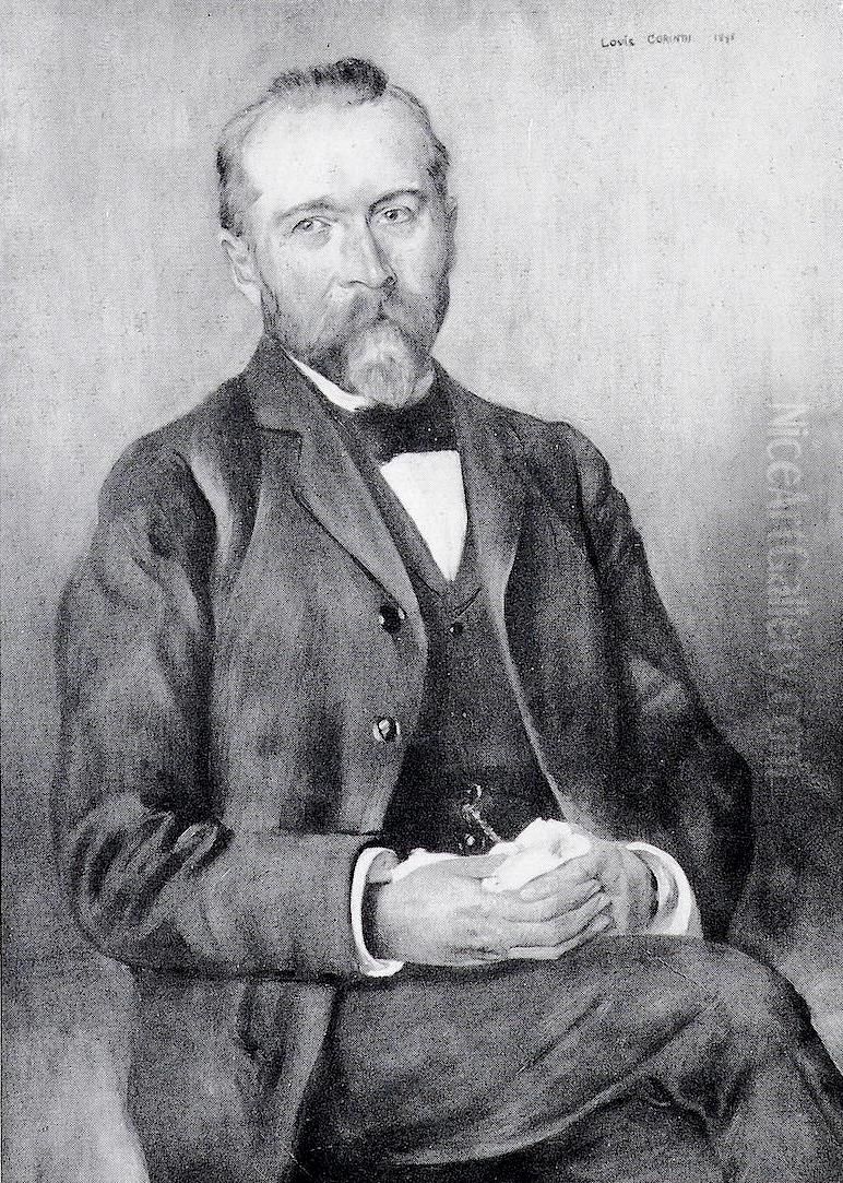 Portrat des Direktors Schellinsky Oil Painting by Lovis (Franz Heinrich Louis) Corinth