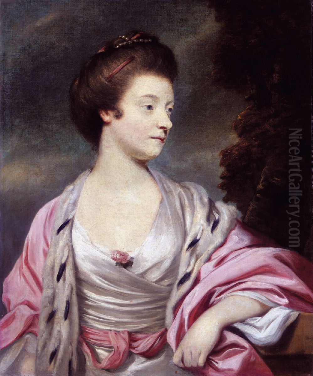 Portrait ofElizabeth, Lady Amherst (1740-1830)(nee Elizabeth Cary) Oil Painting by Of Sir Joshua Reynolds