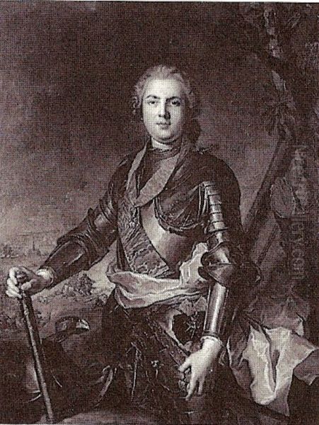 Portrait of the Dauphin Louis Oil Painting by Jean-Marc Nattier