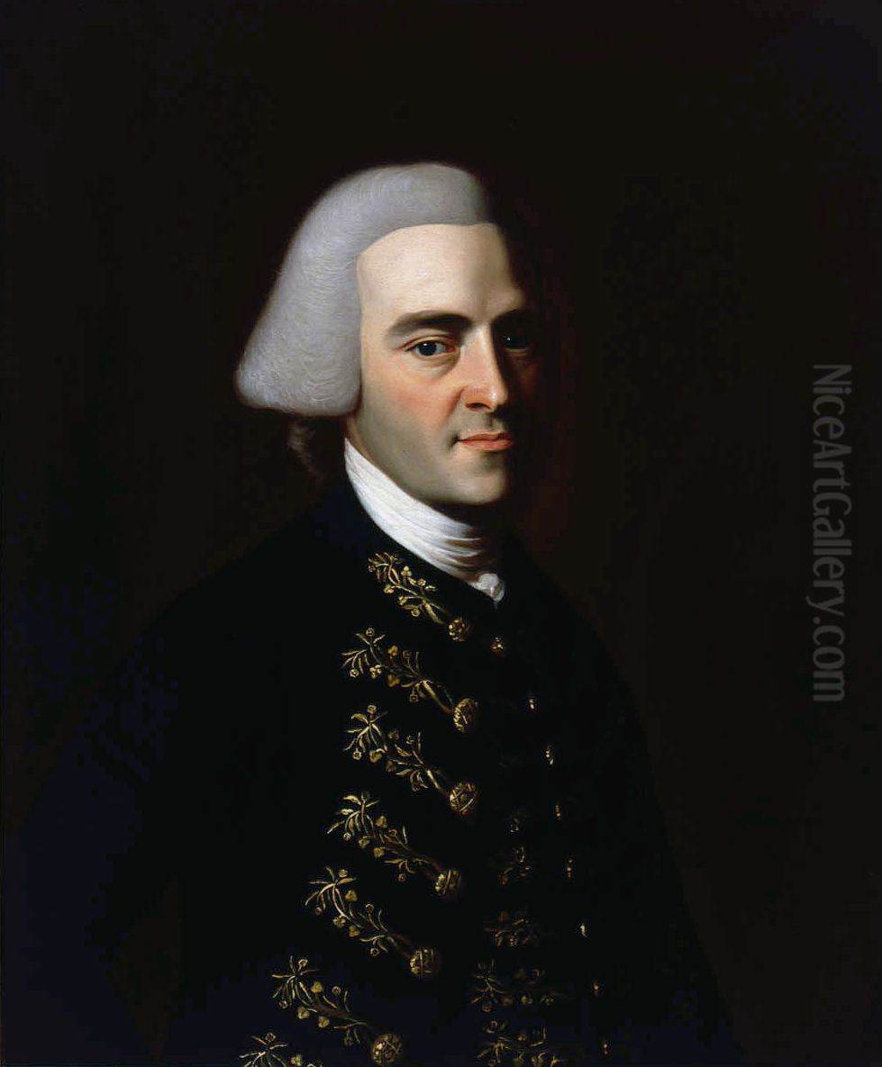John Hancock Oil Painting by John Singleton Copley