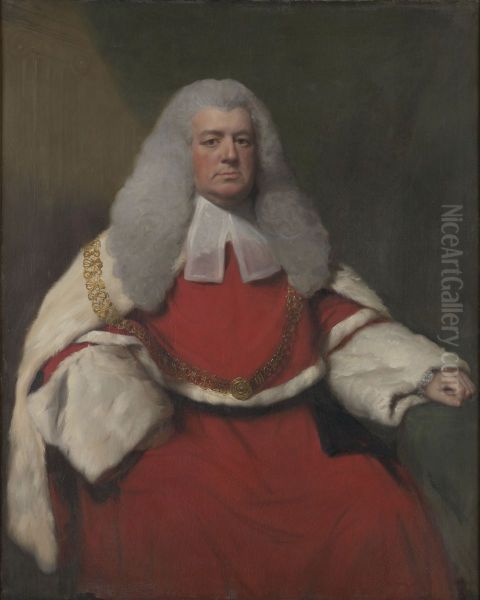 Portrait of Sir James Eyre (1734-1799) Oil Painting by Lemuel Francis Abbott