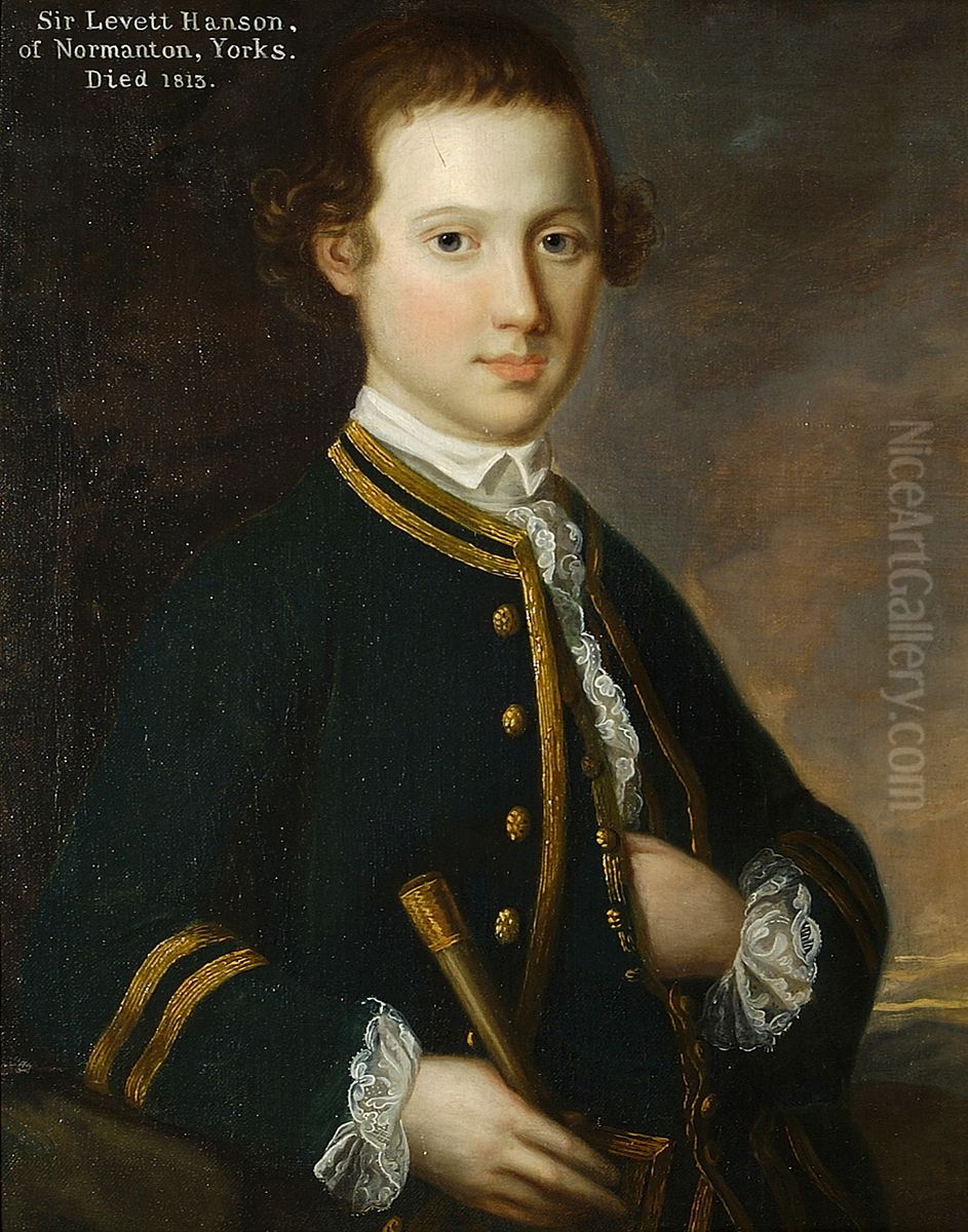 Portrait of 'Sir' Levett Hanson, courtier, traveler, writer and authority on knighthood Oil Painting by Tilly Kettle Portrait of 'Sir' Levett Hanson, courtier, traveler, writer and authority on knighthood Oil Painting by Tilly Kettle
