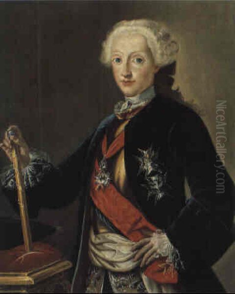 Portrait of Ferdinand I of the Two Sicilies (1751-1825) Oil Painting by Francesco Liani