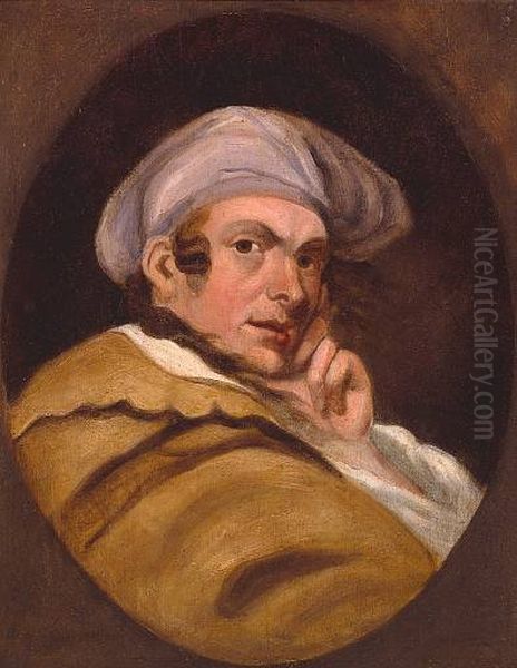 Self-portrait Oil Painting by John Hamilton Mortimer