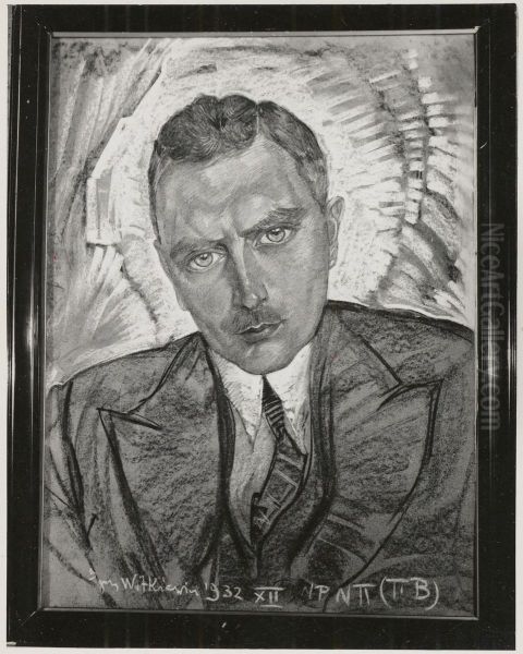 Portrait of Marian Wimmer Oil Painting by Stanislaw Ignacy Witkiewicz (Witkacy)