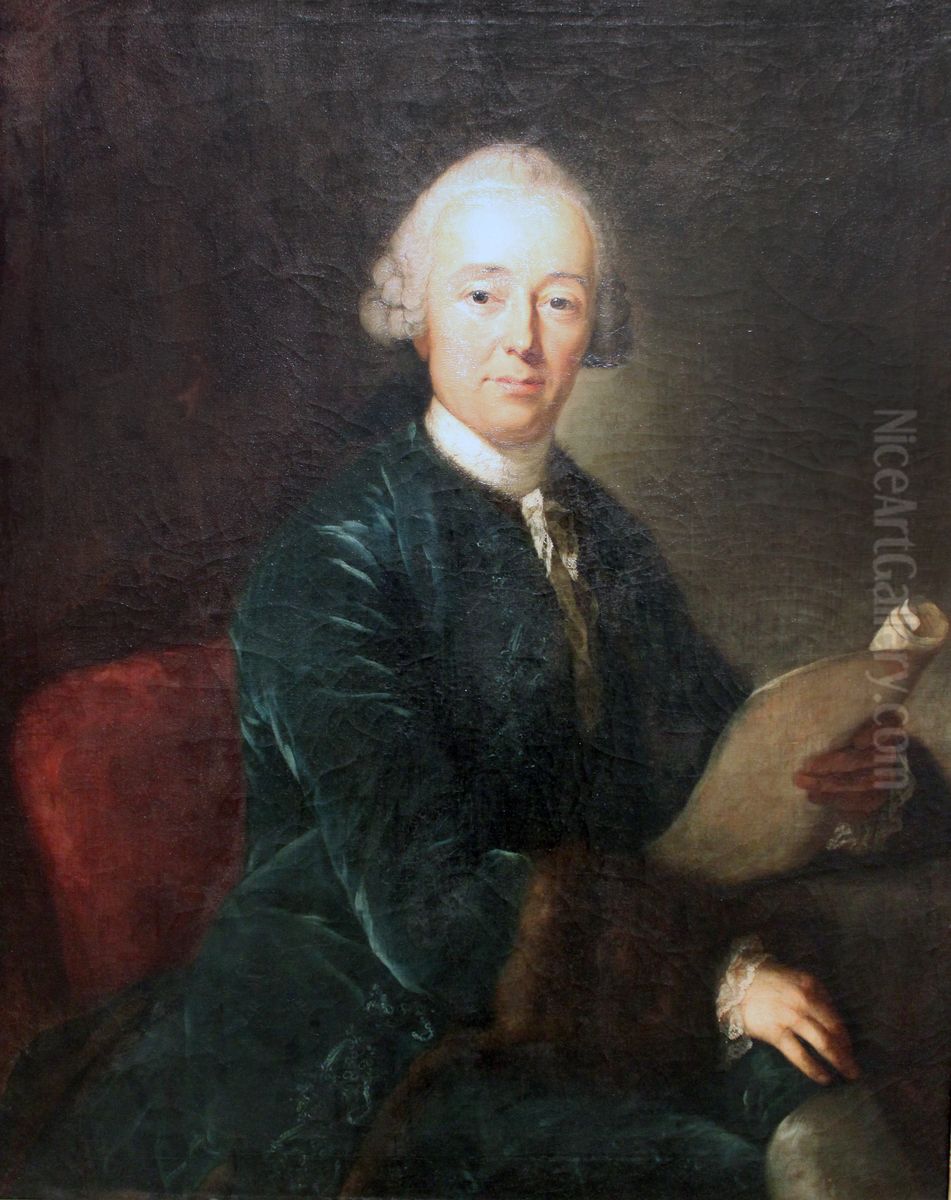 Kurfurstlich sachsischer Hausmarschall Peter August von Schonberg (1732-1791) Oil Painting by Anton Graff