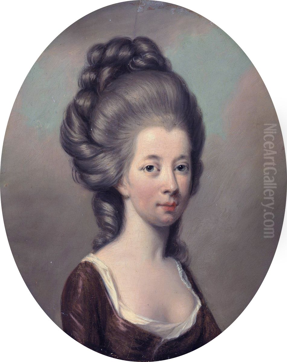 Portrait of Emilia Olivia St. George (1753-1798), the Duchess of Leinster Oil Painting by Hugh Douglas Hamilton