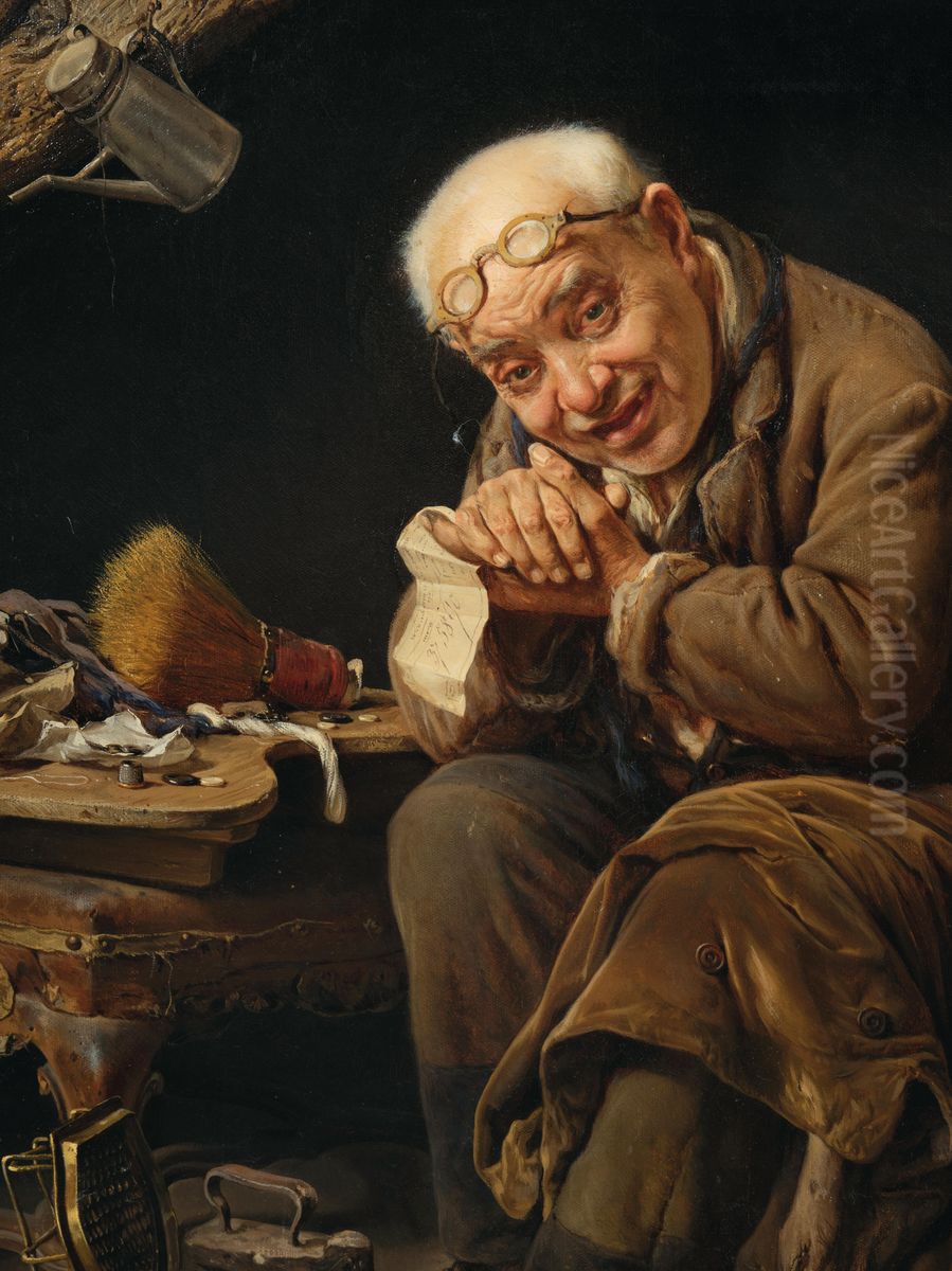 Una vittoria alla lotteria Oil Painting by Antonio Rotta