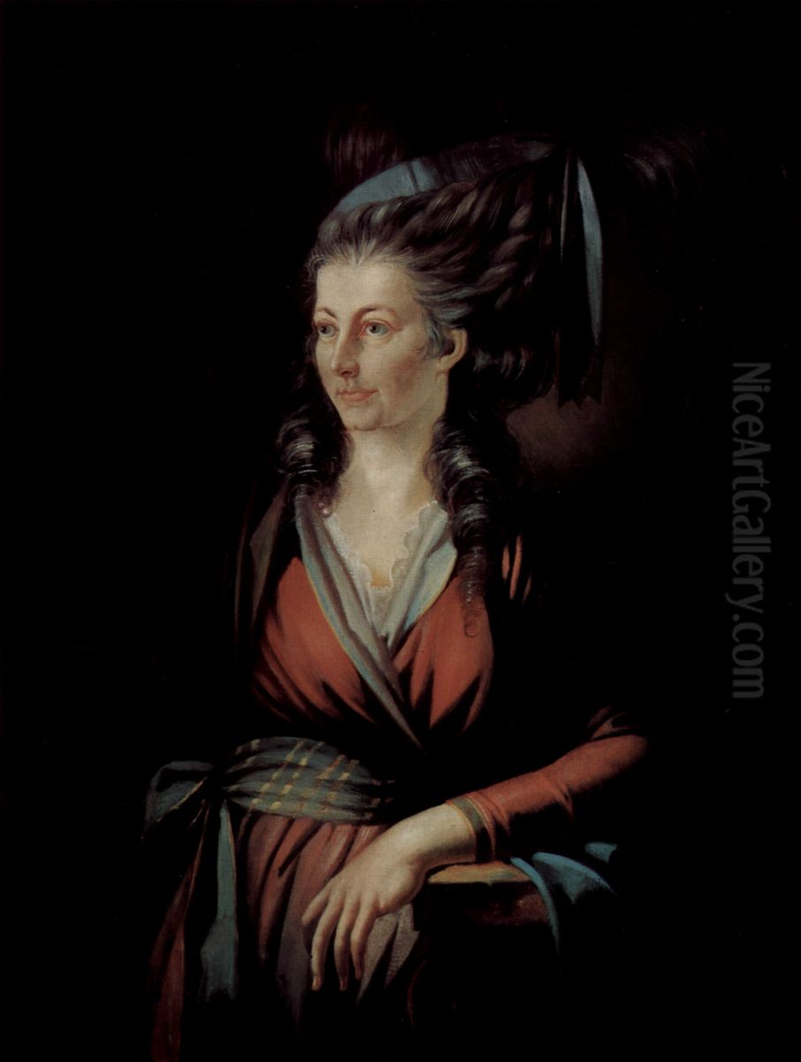 Portrait of Maria Hess Oil Painting by Henry Fuseli