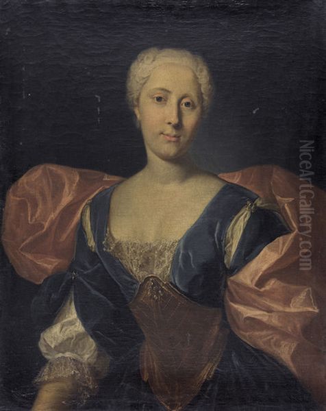 Bildnis Susanna Elisabetha Lupicki. Oil Painting by Johann Rudolf Huber