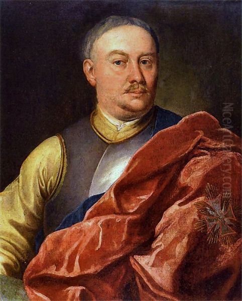 Portrait of Jakub Narzymski, voivode of Pomerania Oil Painting by Szymon Czechowicz