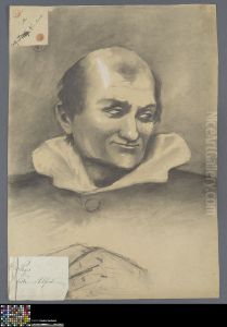 head of a smirking man