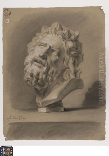 bust of Laocoon Oil Painting by Jean Van Belle
