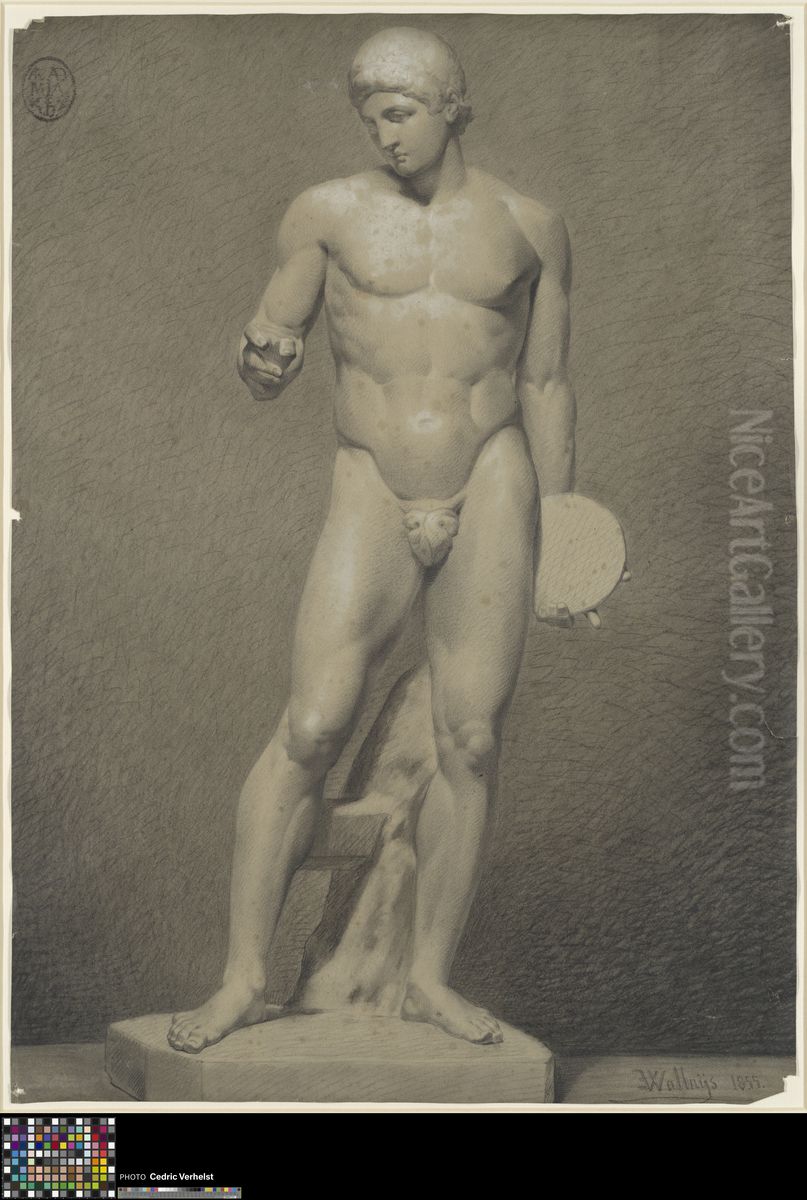 Discophoros Oil Painting by Eduard Wallays