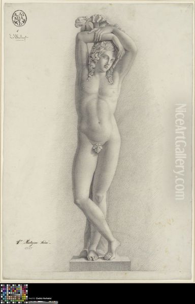 Genie funebre Oil Painting by Rene Fonteyne