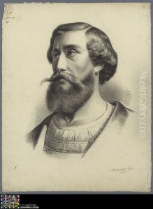 bust of a bearded man