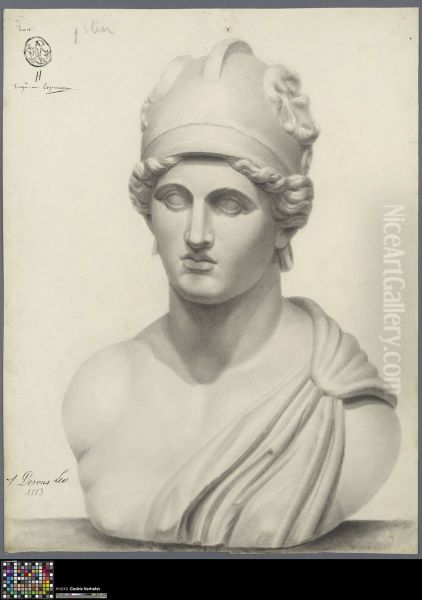 bust of Rome Oil Painting by Leo Derous