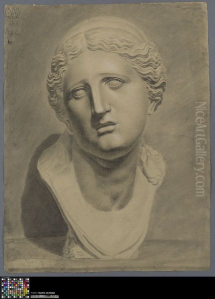 bust of Niobe Oil Painting by Joseph van Biesbrouck