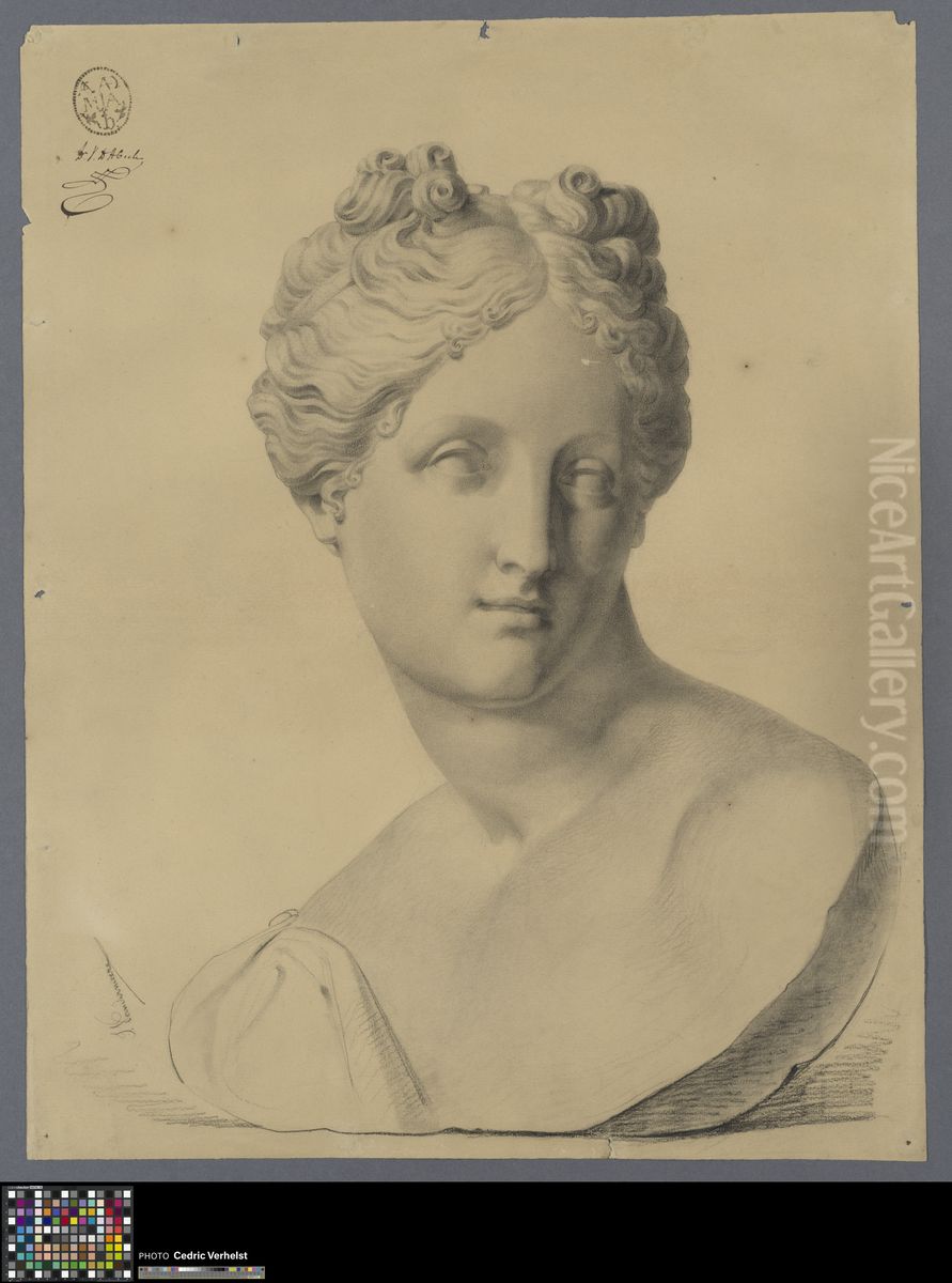bust of Venus Oil Painting by Jean Vandermeire