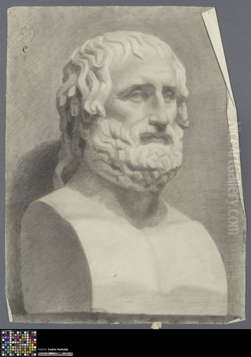 bust of Euripides Oil Painting by Musea Brugge