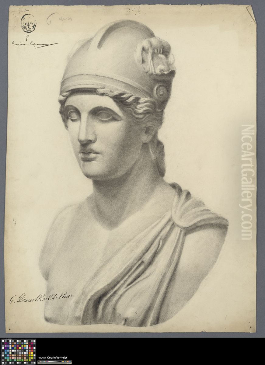 bust of Rome Oil Painting by Arthur Drouillon