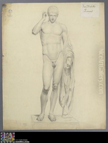 Marcellus as Hermes Logios Oil Painting by Lionnel Van Marcke