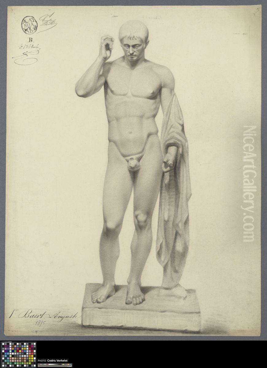 Marcellus as Hermes Logios Oil Painting by Auguste Baert