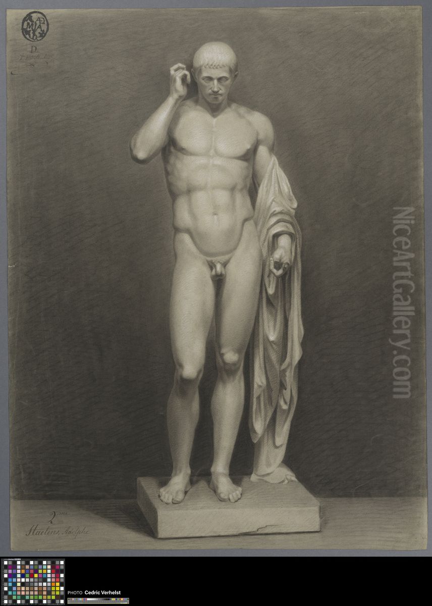 Marcellus as Hermes Logios Oil Painting by Adolphe Staelens