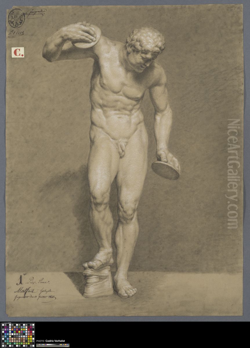 dancing satyr Oil Painting by Joseph Malfait