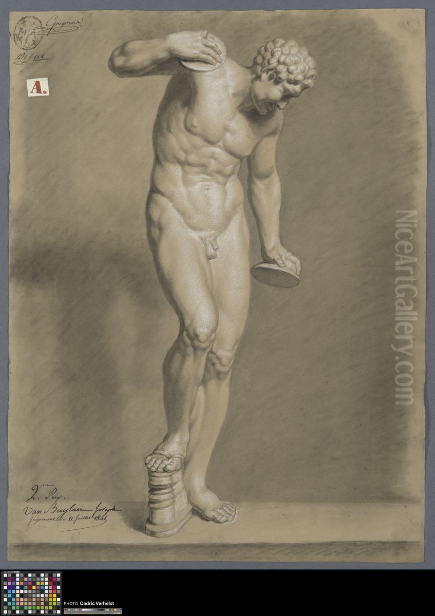 dancing satyr Oil Painting by Joseph van Buylaere