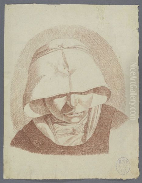 head of a woman wearing a cap Oil Painting by Musea Brugge