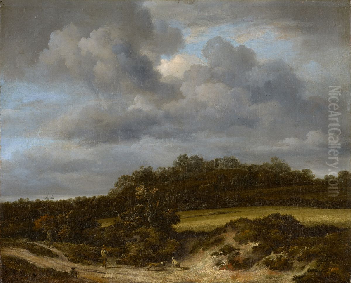 The Cornfield Oil Painting by Jacob Van Ruisdael