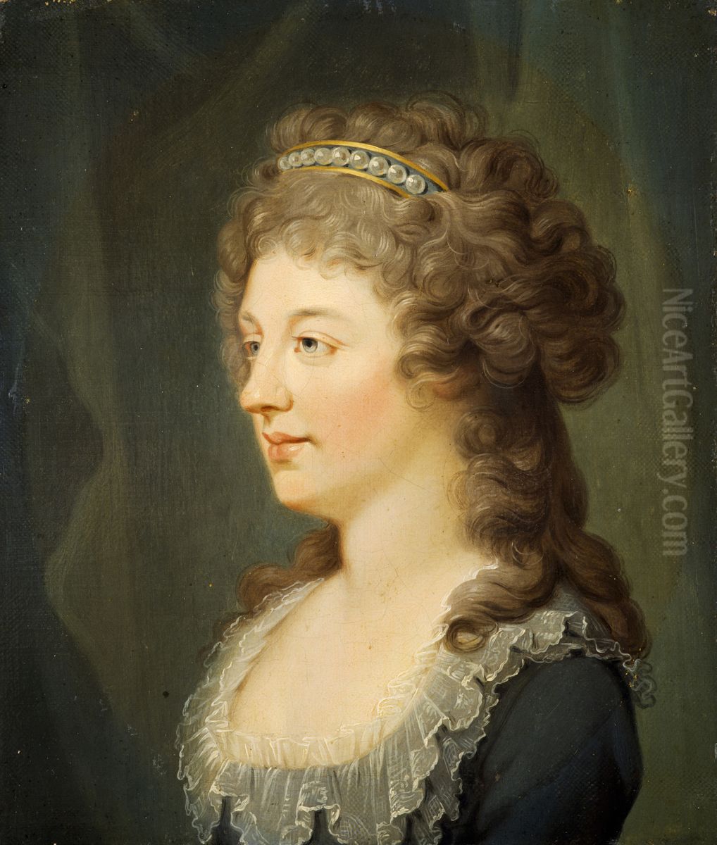 Portrait ofCharlotte Stuart, Duchess of Albany(1753-1789) Oil Painting by Hugh Douglas Hamilton