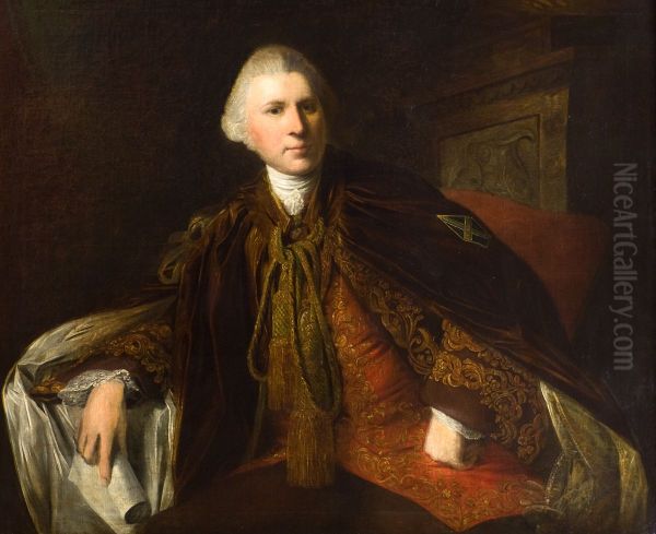 Portrait ofGeorge Dempster of Dunnichen(1732-1818), Scottish lawyer   and  politician. Oil Painting by George Willison
