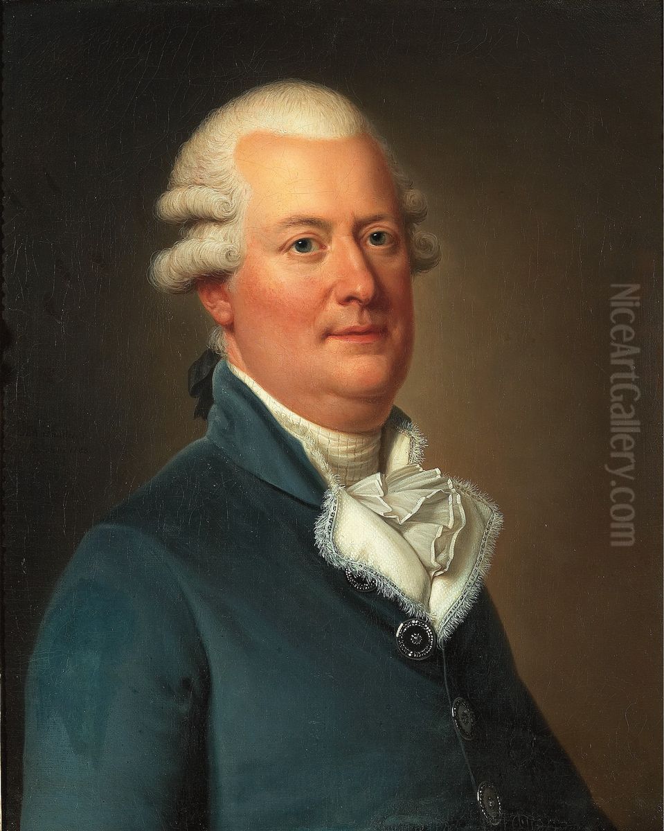 Portrait of mr Lyttkens Oil Painting by Adolf Ulrik Wertmuller
