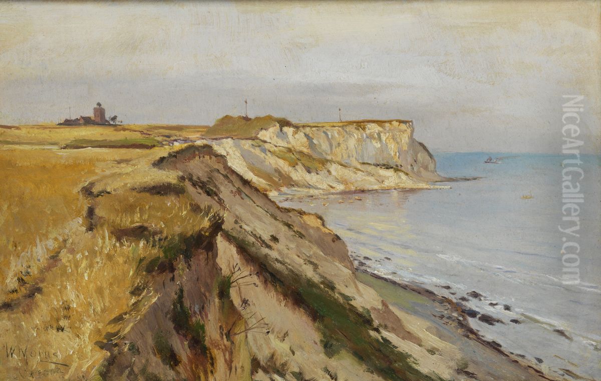 Coastal landscape Oil Painting by Walter Moras