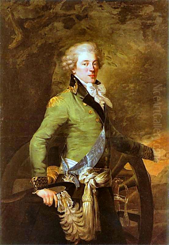Portrait of Stanislaw Kostka Potocki (1755-1821) Oil Painting by Josef Grassi