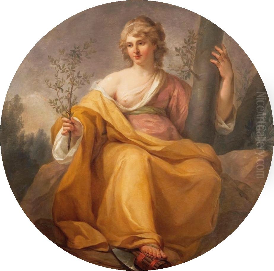 Allegory of Graciousness (Clementia). Oil Painting by Marcello Bacciarelli