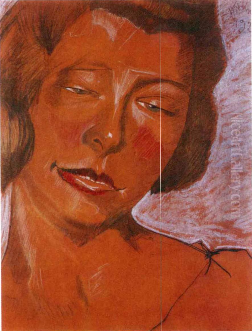 Portret Ireny Szaroty Oil Painting by Stanislaw Ignacy Witkiewicz (Witkacy)