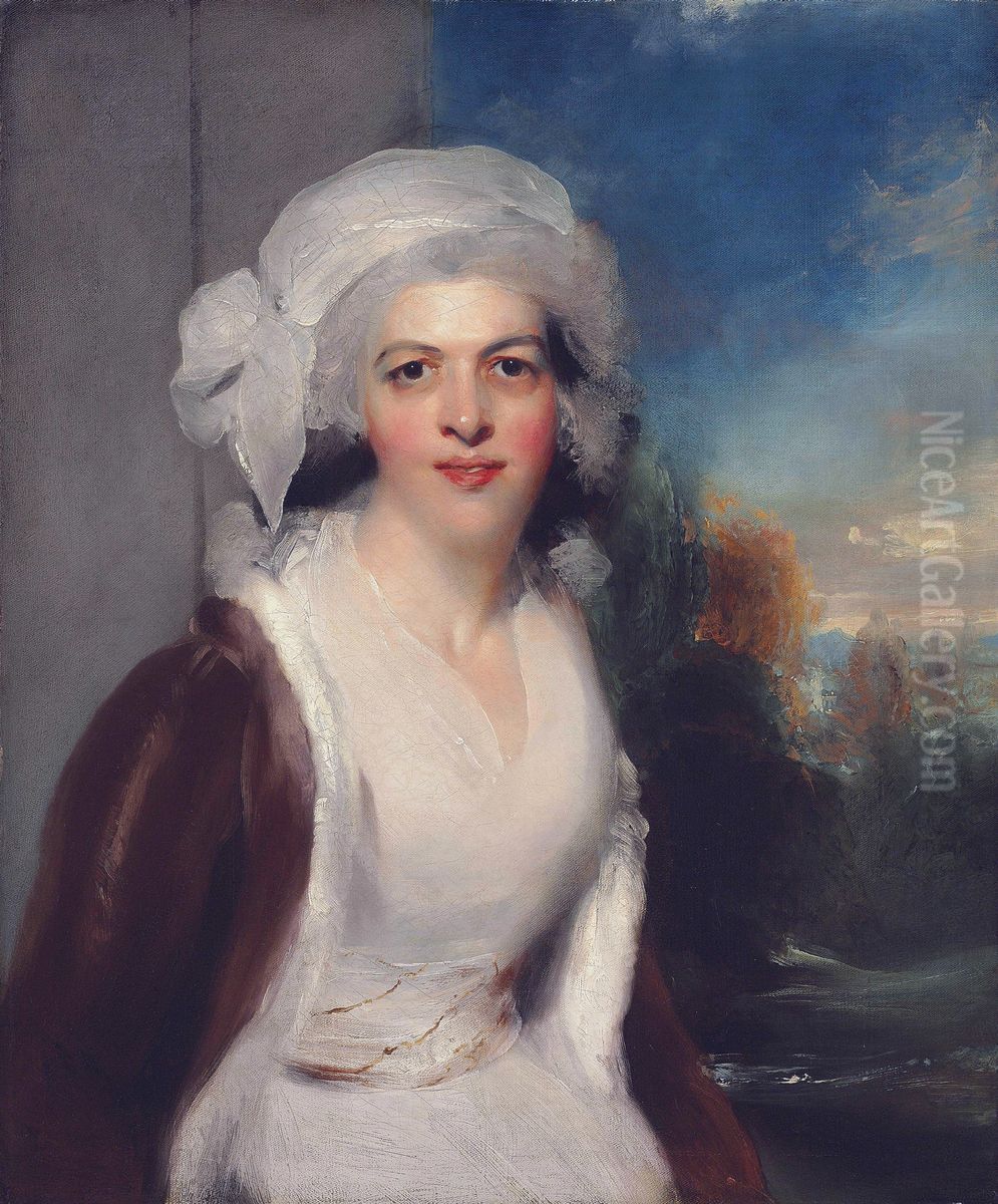 Portrait of Rebecca Cornwall, Lady Simeon (d. 1830) Oil Painting by Thomas Lawrence Portrait of Rebecca Cornwall, Lady Simeon (d. 1830) Oil Painting by Thomas Lawrence